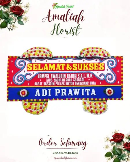 Papan Bunga Ucapan Selamat Bolali